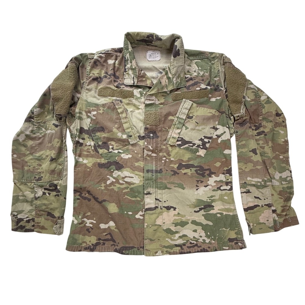 US Military OCP Multicam ACU‎ Combat Uniform Jacket Medium Long 8415-01-623-5529